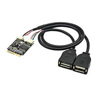 WiFi to USB Expansion Card Key 2 USB 2.0 for Professional Computer Connector