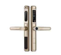 WiFi Tuya App IP66 Waterproof Smart Door Lock Zinc Electronics Biometric Lock Fingerprint Handle Digital Lock For Sliding Door(4585js)