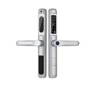 WiFi Tuya App IP66 Waterproof Smart Door Lock Zinc Electronics Biometric Lock Fingerprint Handle Digital Lock For Sliding Door(4585ys)