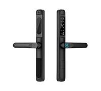 WiFi Tuya App IP66 Waterproof Smart Door Lock Zinc Electronics Biometric Lock Fingerprint Handle Digital Lock For Sliding Door(2885hs)