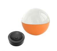 Wifi Upgraded Creative Crystal Ball Video Player App-controlled for Android & Ios,4GB Storage Creative 3D Gift (Orange)