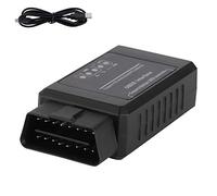 WiFi USB OBD2 Scanner Multi Function Diagnostic Tool Read Clear Trouble Codes Display Sensor Data for 12V Gasoline Vehicles ABS Size 46x25x87mm