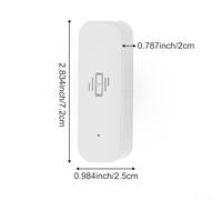 WiFi Vibration Sensor for Tuya Home Security System with Real-Time Mobile App Notifications and Intelligent Linkage Automation Battery Powered