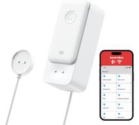 WiFi Water Leak Detector with 1m Sensor Cable, 100dB Alarm, IP67, App Alerts,