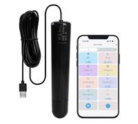 WiFi Water Quality Tester 7-in-1 Smart Water Quality Monitor Probe Monitor pH/ORP/TDS/EC/Salinity/SG/Temp for Aquarium, Fish Tank, Hydroponics, Aquaculture, Real-Time Data Monitoring via App