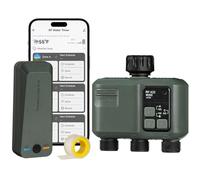 WiFi Water Timer for Garden Hose, Sprinkler Timer 3 Zone, 984ft RF Range, 3 Outlet Smart Hose Watering with APP WiFi Irrigation Controller, Automatic Irrigation System/Rain Delay/Manual Watering