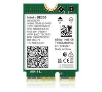 WiFi7 BE200NGW Tri-Band NGFF Adapter Bluetooth 5.4 M.2 Wireless Dongle For PC/Laptop For Win10/11/Linux, Not Support AMD, Only Supports Intel 12th Generation and Above CPUs,Better AX210/AX200