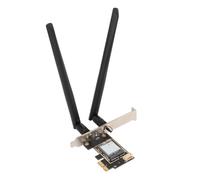 WIFI7 PCIe Card, MT7925 5400Mbps PCIEx1 Network Card Adapter, 2.4G / 5G / 6G Tri Band Bluetooth 5.3 Adapter for Linux, for Openwrt, for Ubuntu, etc