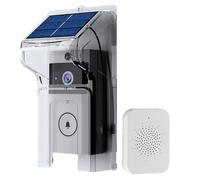 WIFIvisual Solar-Powered Doorbell Camera with HD Night Vision, IP65 Waterproof, AI Motion Alerts & Two-Way Audio