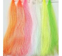 wifreo 14pack Fly Tying Material UV Fluorescent Crystal Flashabou Krystal Tinsel Flash Saltwater Jig Tying