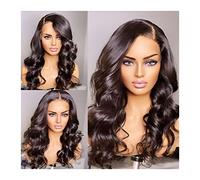 wig 13x4 Body Wave Lace Front Wig Brazilian Loose Deep Wave Wig Glueless Full Human Hair Wigs for Women 30 Inch Hd Lace Frontal Wig grey wigs for women (28inches 150%)