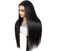 Wig, 13x4 HD Transparent Lace Front Wig Human Hair,Human hair wig(22inch)