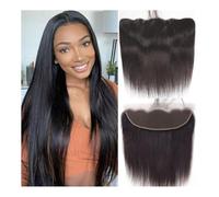 Wig, 13x4 Straight Lace Frontal Human Hair Hairline & Free Par,Human hair wig(22inch)