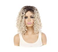 Wig African women's short wig short hair fluffy small curly wig deep curly wig short hair wig