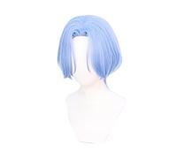 Wig Anime Cosplay Wig for Anime SK∞ Langa Cosplay Wig Gradient Blue Short Straight Middle Part Mullet Hair Heat Resistant SK8 The Infinity SK Eight Blue