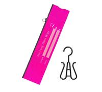 Wig Bags Storage with Hanger - Hair Hangers for Extensions,Zipper Closure Rack Stand Display Dust-Proof for Closet Salon Travel Dressing Braiding