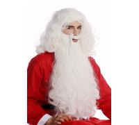 Wig & Beard Set White Santa Claus Nikolaus Knecht Ruprecht