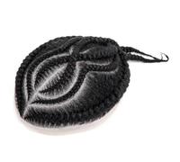 Wig Braided Toupee for Men Full Lace Base Braids Human Hair Male Prosthesis for Black