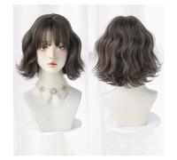 Wig Brown Wavy Wig, Straight Short Hair Wig, Heat-resistant Wig, Suitable For Music Festivals, Theme Parties, Weddings, Concerts, Dates Daily Wigs