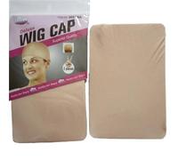 Wig Cap 100PCS(50Packs) Deluxe Wig Cap Stretchable Elastic Hair Net Snood Nylon Stretch Mesh For Making Weaving 2PCS/PACK(Light blonde 100PCS)