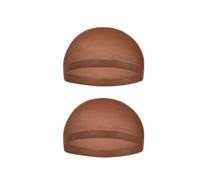 Wig Cap 24 PCS Brown Wig Caps For Women, Stocking Cap For Lace Front Wig Cap(1pack-2pc brown)