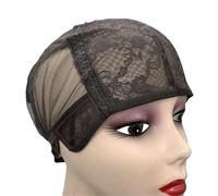 Wig Cap 2PCS Double Layered Lace Wig Cap With Adjustable Stretch Fabric Caps For Making Comfortable Base For Construction