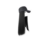 Wig Cap Baseball Cap Wig Adjustable Synthetic Long Wavy With For Women Black/Brown High Temperature Fiber Wigs For Party Hair Caps(8)