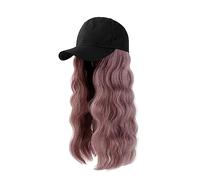 Wig Cap Baseball Cap Wig Long Straight Wig With Hat Synthetic Hair Wigs Connect Adjustable Hat Wigs Wig Hat(15)