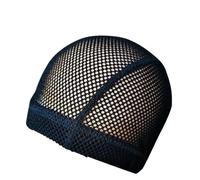 Wig cap Big Hole Mesh Dome Wig Cap Hair Nets Large Black Caps For Making Wigs(Not Dyed)