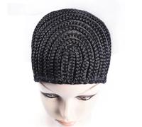 Wig Cap Black Cornrow Wig Caps With Combs Adjustable Super Elastic Cap For Weave Crochet Braid Easy Sew In Makeup Wigs