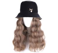 Wig Cap Long Curly Wig, Exquisite Fashionable Wig Cap, Women's Wig Cap, Suitable For Music Festivals, Theme Parties, Weddings, Concerts, Dates Wig Hat(02)