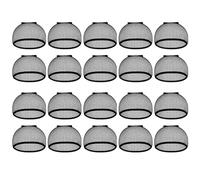 Wig Cap Long Wig Caps, Open End Mesh Net Liner Weaving Cap, Wig Caps ForWomen Black Pack Of 6 Pcs(20pcs)