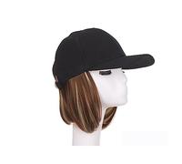 Wig Cap Short BoB Cap Hair Wig Daily Cap Hair Wig Short Hair Celebrity Baseball Cap Black And White Hat Wig Hat(3)