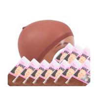 Wig Cap Stocking Wig Cap 20Pcs Black Caps, Stretchy Nylon For, For Women Makeup Wigs(Not Dyed)