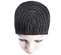 Wig Cap Super Elastic Cornrow Cap For Weave Crochet Wig Caps For Making Wigs Small Weaving Braid Net Black Color 1PC for Long Short Hair(10Packs)