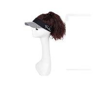 Wig Cap Synthetic Natural Curly Wig With Hat Baseball Cap Easy Wear Heat Resistant Fake Hair Wigs For Black Women Hair Caps(6)