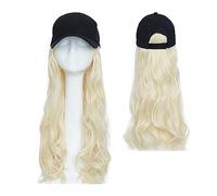 Wig Cap Synthetic Natural Wavy Hair Wigs Cap Straight Baseball Wig Bob Curly Adjustable Hat With Hair Caps(16)