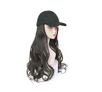 Wig Cap Synthetic Wavy Wigs With Hat Baseball Cap Connection Hair Extensions For Women Adjustable Hat Wig Wig Hat(4)