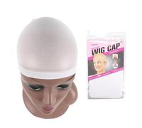 Wig Cap Top Stocking Wig Cap Hair Net For Weave 10pcs Nets Black Brown Stretch Mesh For Making Wigs Size(White)