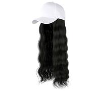 Wig Cap Wig Cap Fashionable Natural Peaked Cap Women's Long Curly Wig Cap Realistic Wig Cap Adjustable Wig Cap Wig Hat(A)