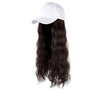 Wig Cap Wig Cap Fashionable Natural Peaked Cap Women's Long Curly Wig Cap Realistic Wig Cap Adjustable Wig Cap Wig Hat(C)
