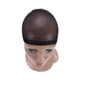 Wig cap Wig Cap Invisible Stocking Caps Black Beige Skin Color Hair Net Breathable Wave Accessories for Hair(Black 4 pieces)