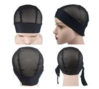 Wig cap Wig Cap With Adjustable Magic Tape For Make Wigs Crochet Weaving Caps(HW003)
