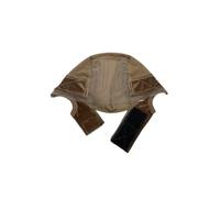 Wig cap Wig Cap with Grip Band for Keeping Wigs in Place, More Full Cap-wide Transparent Lace(Black)