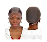 Wig cap Wig Cap with Grip Band for Keeping Wigs in Place, More Full Cap-wide Transparent Lace(Style 2)