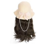 Wig Cap Women's Wig Cap, Long Curly Wig Cap, Wavy Fashion Wig Cap, Suitable For Daily Theme Parties, Concerts, Dates Wig Hat(02)