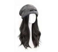 Wig Cap Women's Wig Cap, Wavy Long Hair Wig Cap, Knitted Cap, Suitable For Daily Theme Parties, Concerts, Dates Wig Hat(02)