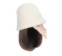 Wig Cap Women's Wig, Wavy Wig Cap, Brown And Black Wig Cap, Natural Looking Synthetic Heat-resistant Fiber Wig, Suitable For Daily Party Use Wig Hat(03)