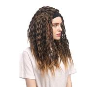 Wig Carnival Halloween Headband Dreads Dreadlocks Rasta Caribbean Brown Blonde