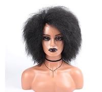 Wig Chemical Fiber mechanismPixie Cut Headgear African Short Curly Hair Explosion Head Synthetic Wig for Women Heat Resistant Wig for Party Daily Wear Photo Color,8in (Photo Color 8in)